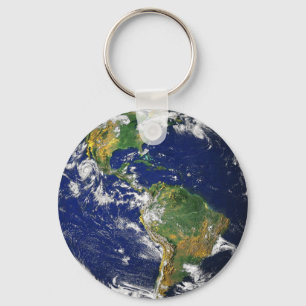 Planetjord Keychain Nyckelring