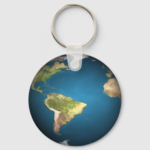 Planetjord Keychain Nyckelring