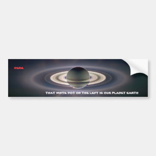 Planetjord som sett från Saturn Bildekal