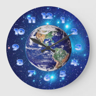 Planetjord Stor Klocka