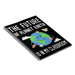 Planetjordens framtid finns i mitt klassrum anteckningsbok