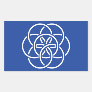 Planetjordflagga - klistermärke