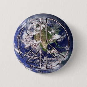 Planetjordfredstecken Knapp