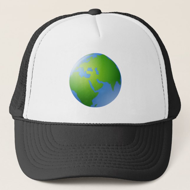 Planetjordjordklot Truckerkeps (Framsida)