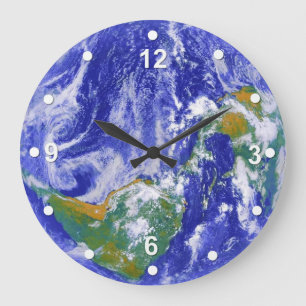 Planetjordväggen tar tid på stor klocka