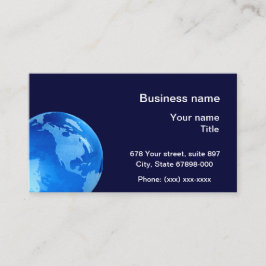 Planetjordvisitkortar Visitkort