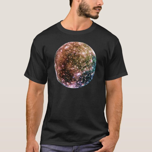 PLANETJUPITERS MÅNE: CALLISTO T-SHIRT (Framsida)