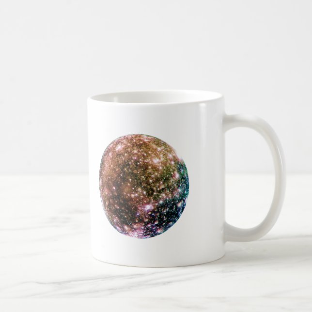 PLANETJUPITERS MÅNE - ~~ för CALLISTO (sol- Kaffemugg (Höger)
