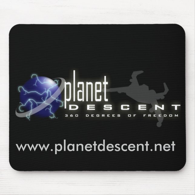 Planetnedstigning Mousepad Musmatta (Framsidan)
