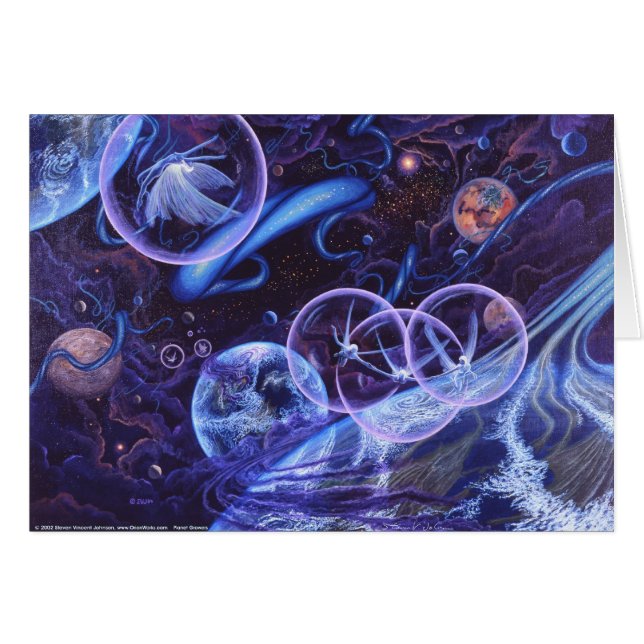 Planetodlare Hälsningskort (Framsidan Horizontal)