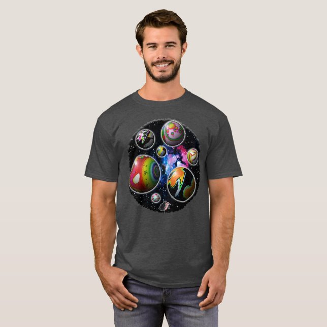 Planetoids T-Shirt (Hel framsida)
