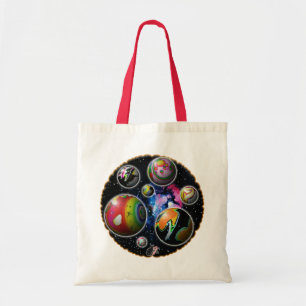 Planetoids Tote Bag Tygkasse