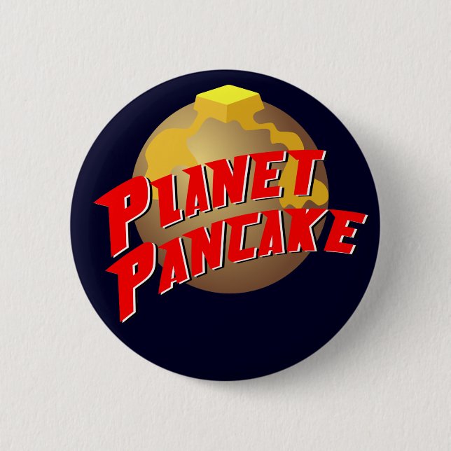 Planetpannkakan knäppas knapp (Framsida)