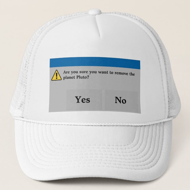 PlanetPluto hatt Keps (Framsida)