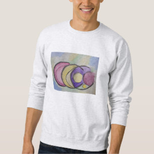 Planets Abstrakt Art Svettskjorta Lång Ärmad Tröja