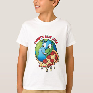 Planets bästa schaktbarn T-Shirt - leende jord