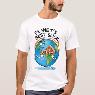 "Planets bästa segment: Jorden med Pizza T-shirt" T Shirt