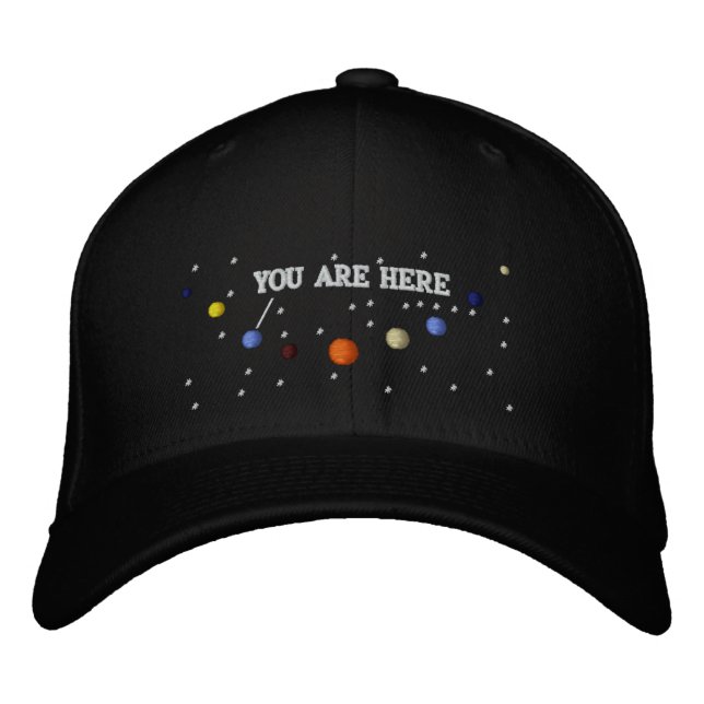PLANETS - HAT BRODERAD KEPS (Framsida)