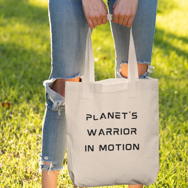 Planets krigare i Rörelse Eco-Friendly Activism Tygkasse (Make it yours now and join the movement!)