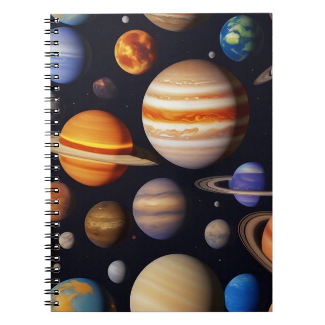 Planets Mönster Anteckningsbok (Framsidan)
