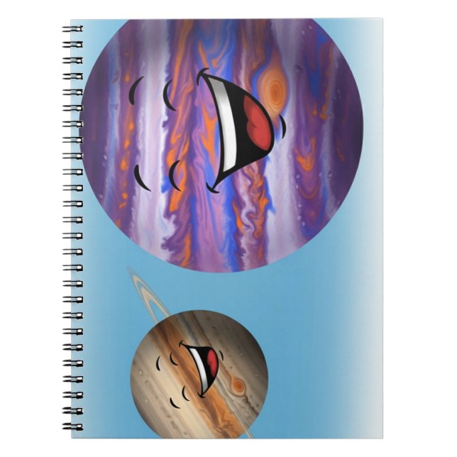 Planets Notebook for Kids Anteckningsbok (Framsidan)