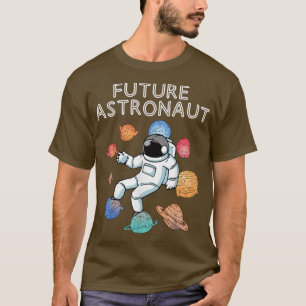 Planets Rymden Junior Astronaut Galaxy Future T Shirt