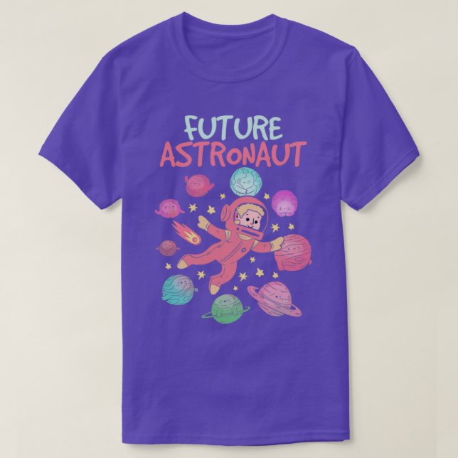 Planets Space Science Älskare Galaxy Astronomy Fut T Shirt (Design framsida)