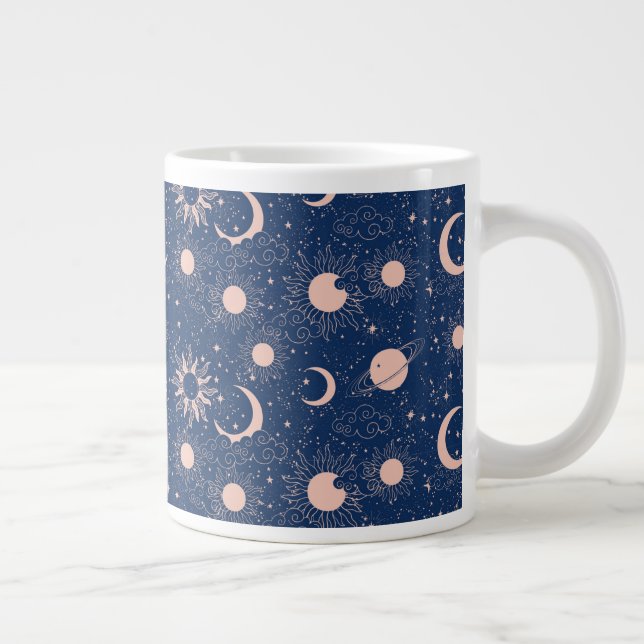 Planets & Stars Mönster Jumbo Mugg (Höger)
