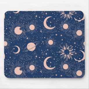 Planets & Stars Mönster Musmatta