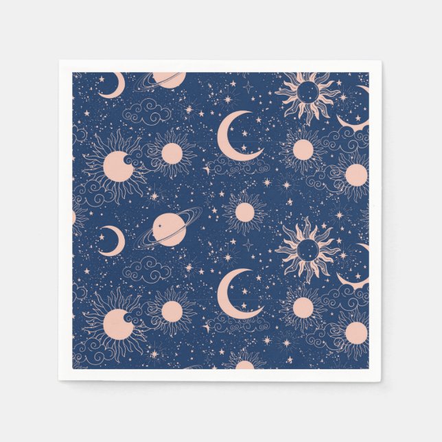 Planets & Stars Mönster Pappersservett (Framsidan)
