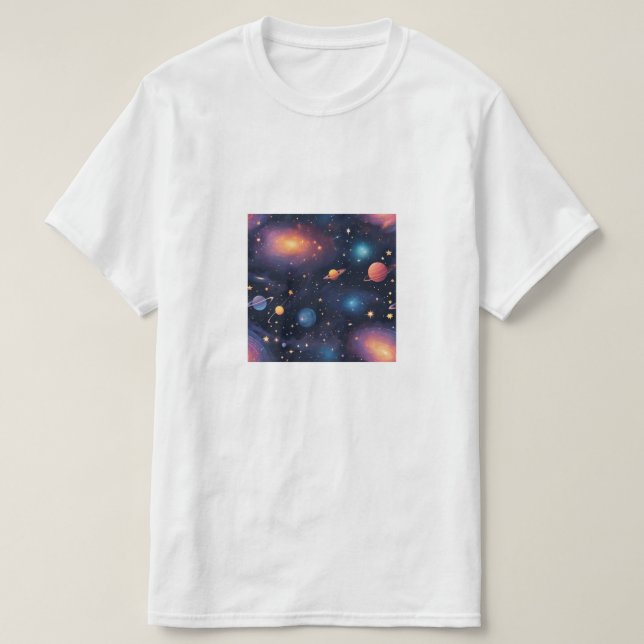 planets t-shirt (Design framsida)