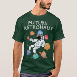Planets Universe Junior Astronaut Science Future A T Shirt