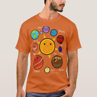 Planets universiverse astronomiutbildning t shirt