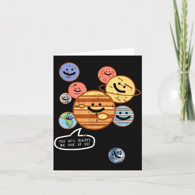 Planets You Will Always Be One Of Us Galaxy Women  Kort (Framsida)