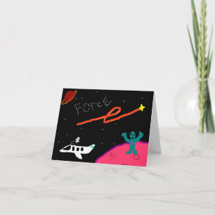 Planetstyrkanotecard Kort