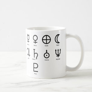 Planetsymboler Kaffemugg