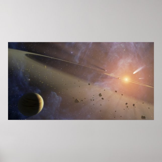 Planetsystem Epsilon Eridani Poster (Framsidan)