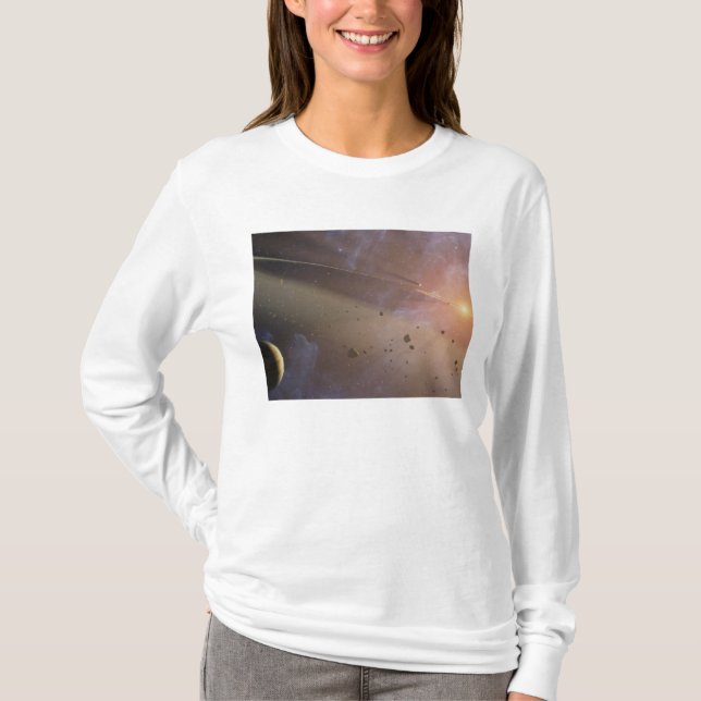 Planetsystem Epsilon Eridani T Shirt (Framsida)