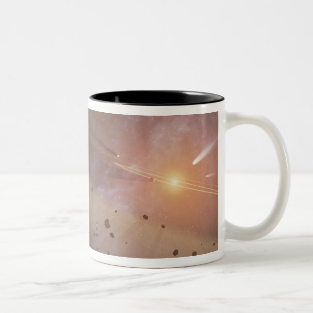 Planetsystem Epsilon Eridani Två-Tonad Mugg (Höger)