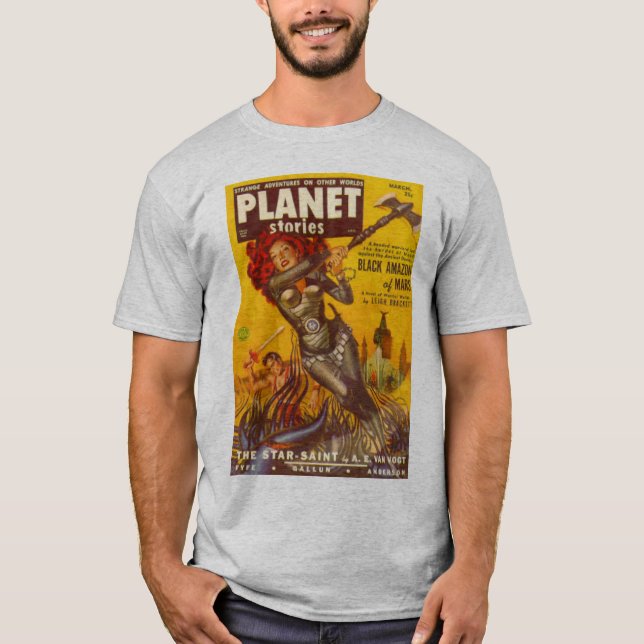 Planettecknaden täcker t-shirt (Framsida)