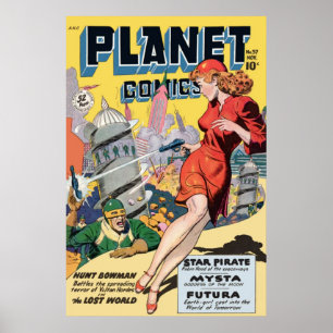 Planettecknader Poster