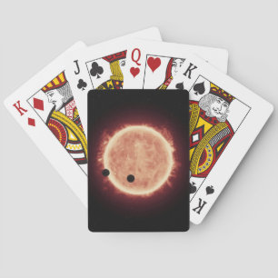 Planetter som transiterar Red Dwarf Star i Trappis Casinokort