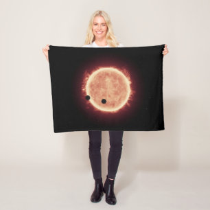 Planetter som transiterar Red Dwarf Star i Trappis Fleecefilt