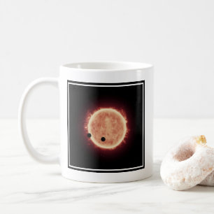 Planetter som transiterar Red Dwarf Star i Trappis Kaffemugg