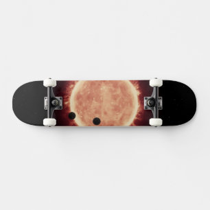 Planetter som transiterar Red Dwarf Star i Trappis Mini Skateboard Bräda 18,5 Cm