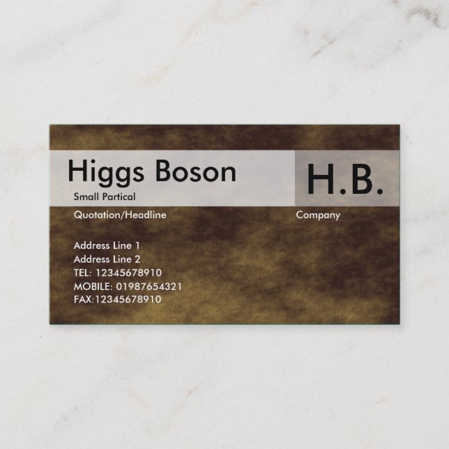 Planetterrain Visitkort (Framsida)