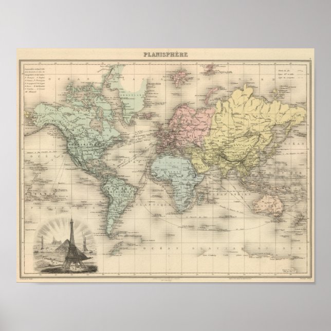 Planisphere Poster (Framsidan)