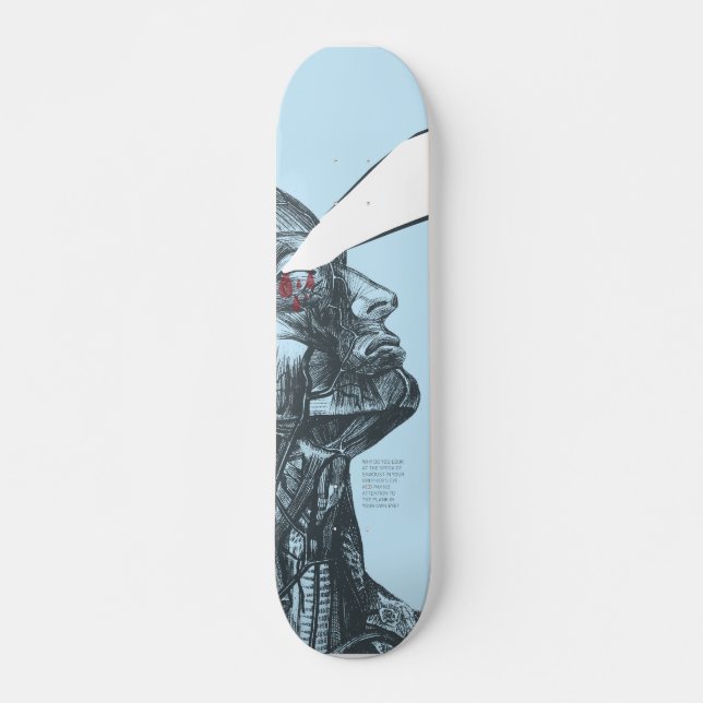 Plank Däck Mini Skateboard Bräda 18,7 Cm (Framsida)