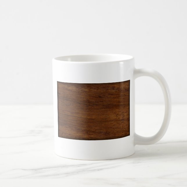 Plank Plain Struktur Lumber Kaffemugg (Höger)