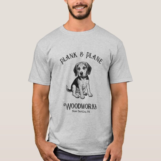 Plank & Plane T-Shirt (Framsida)